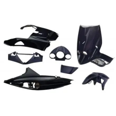 Verkleidungskit 7 Teile Vinculexx Schwarz Metallic Expressversand