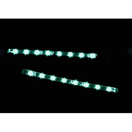 LED Slim Power Lights Flex. Leiste 8 LEDs 12cm Weiss Sonderaktion