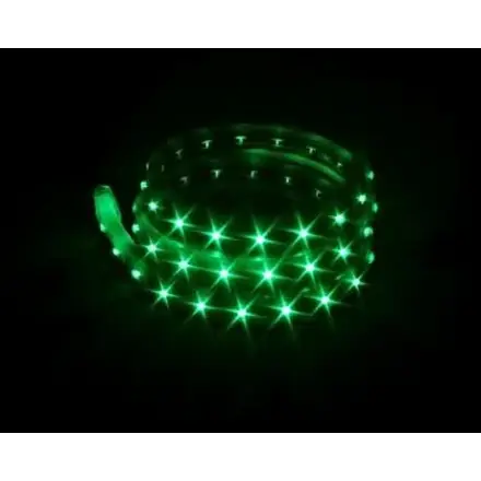 LED Slim Power Lights Flex. Leiste 45 LEDs 69cm Grün Highlight