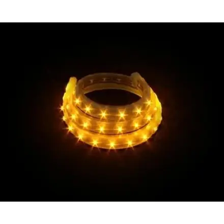 Kostenfreie Lieferung LED Slim Power Lights Flex. Leiste 45 LEDs 69cm Orange