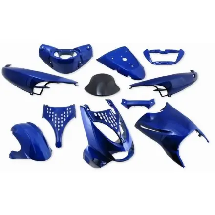 Verkleidungskit 11 Teile blau glänzend - Aprilia SR - Doppelrücklicht Preis Gesenkt