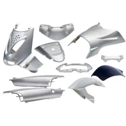 Top-Seller Verkleidungskit 11 Teile silber metallic - Aprilia SR - Doppelrücklicht