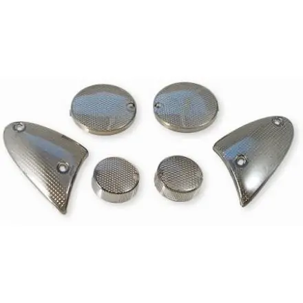 Blinker und Rücklichtglas-Set verspiegelt - Aprilia SR 50 97-00 Garantierte Lieferung