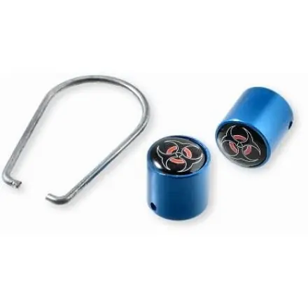 Ventilkappen Stylepro Safety Blau Elox Versand Am Gleichen Tag