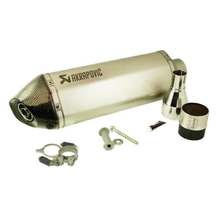 Auspuff Akrapovic Slip-on Line (ABE) Skycruiser X-city X-max 125 Abs ab Bj. 08 Ausverkauf