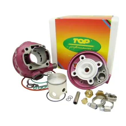Zertifiziert Zylinder Topperformances Due Plus 75 ccm AM 6 Motor - RS50 - RX - SX - CPI SM - MBK X - Rieju SMX - Yamaha DT - TZR