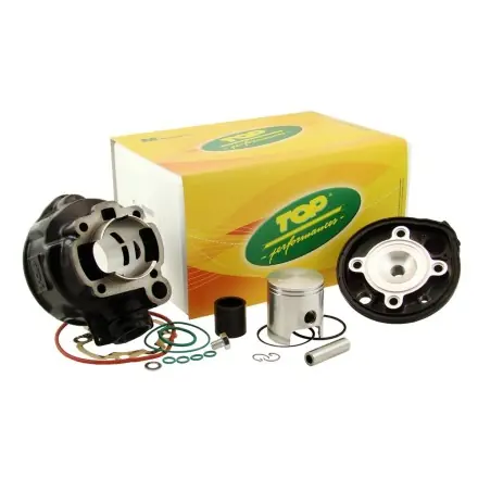 Neuheit Zylinder Top Performances Trophy / DR Evo 74 ccm - AM 6 Motor - RS50 - RX - SX - CPI SM - MBK X - Rieju SMX - Yamaha DT - TZR