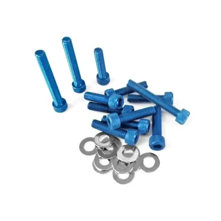 Schnäppchen Schrauben Set Motordeckel - Variodeckel blau - Peugeot Speedfight - Trekker - Vivacity - Squab - Buxy - Elyseo - Looxor - Jetforce - Ludix