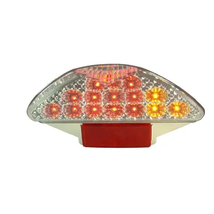 Klarglasrücklicht Lexus LED mit Blinker TNT (ABE) Nitro - Aerox - Hussar Solange Der Vorrat Reicht