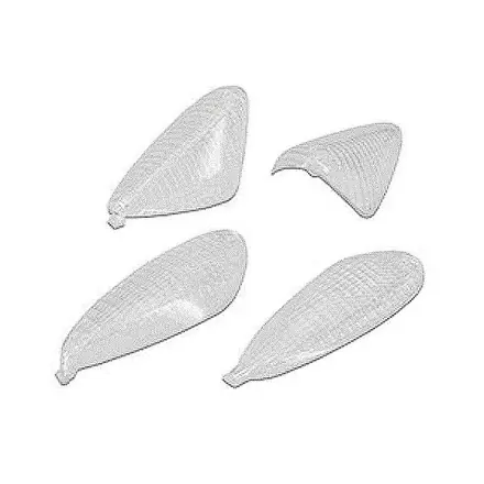Kostenfreie Lieferung Blinkerglaeser Set weiss - Piaggio NRG MC3 - Extreme
