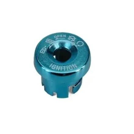 Super-Preis Schlossblende blau elox - Nitro - Aerox - Neos - Ovetto - Booster ab 04