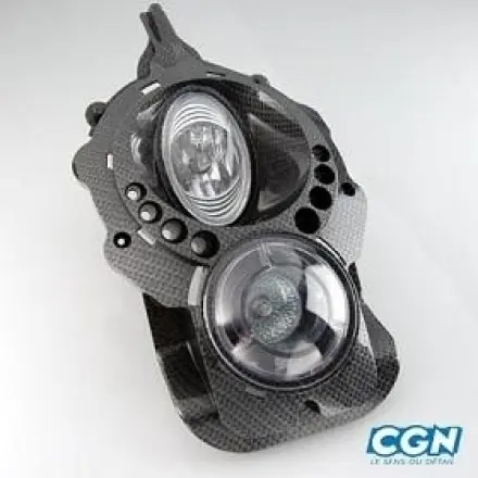 Scheinwerfer TunR - Aggressive - Carbon Design (ABE) -Ludix Meistverkauft