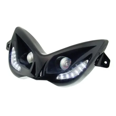 Doppelscheinwerfer TunR Frontmaske R8 schwarz Heißes Angebot