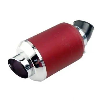 Heißes Angebot Luftfilter Tunr Enddämpfer Rot 45-GRAD-