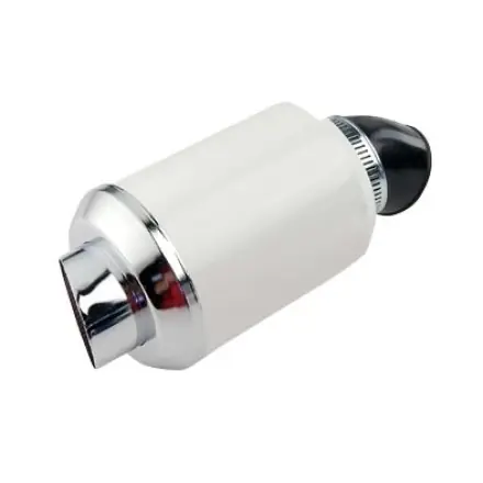 Kracherpreis Luftfilter Tunr Enddämpfer Weiss 45-GRAD-