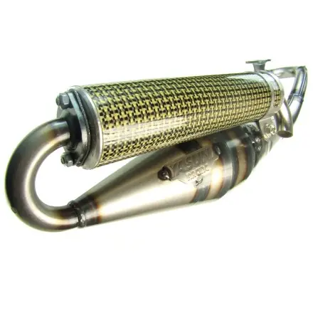 Neu Auspuff Yasuni Scooter Z - Carbon-Enddämpfer - Peugeot Motor - ABE - Speedfight 1+2 - Trekker - Buxy - Vivacity