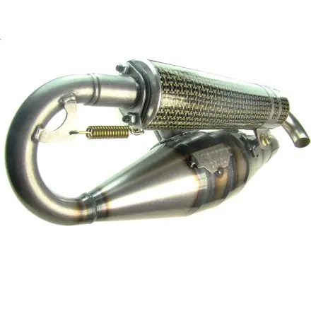 Auspuff Yasuni Carrera 16 - Carbon-Enddämpfer -Piaggio Motor -Runner - NRG - TPH - ICE - ET2 - ZIP - SR50 - SR50R Aktuell