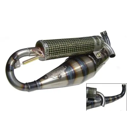 Auspuff Yasuni Carrera 30 Kevlar-Carbon - Piaggio Motor - Runner - NRG - TPH - ICE - ET2 - ZIP - SR50 - SR50R Knallerangebot