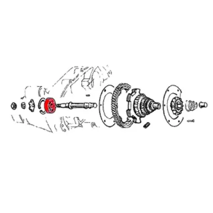 Begrenztes Angebot Vorgelegewelle Lager Vespa 15x42x13