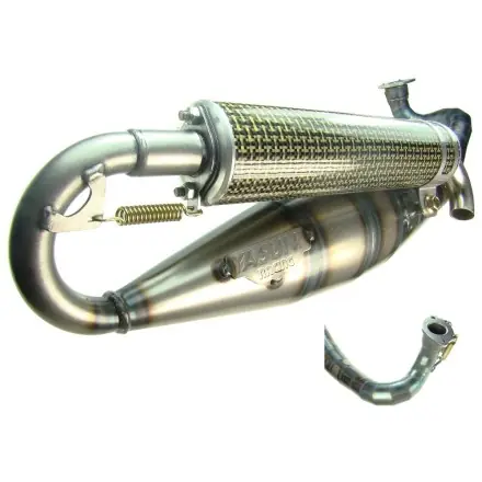 Auspuff Yasuni Scooter R/07 Carbon ABE - Minarelli Motor - ABE - Aerox - Nitro - Ovetto - Jog - Mach G - F12 - F15 - SR50 Neue Ware