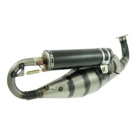 Beliebt Auspuff Yasuni Carrera 30 schwarz-Carbon Enddämpfer - Minarelli Motor - Aerox - Nitro - Ovetto - Jog - Mach G - F12 - F15 - SR50