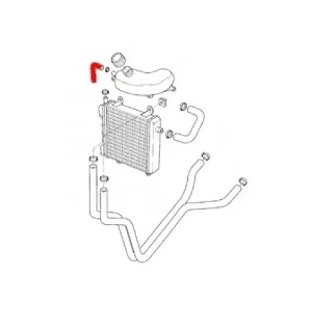 Kühlwasserschlauch Ausgleichsbehälter rechts - Aerox - Nitro Online Kaufen