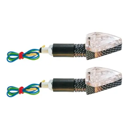 LED Blinker Paar Carbon Design 19 LEDs(ABE) Kostenloser Rückversand