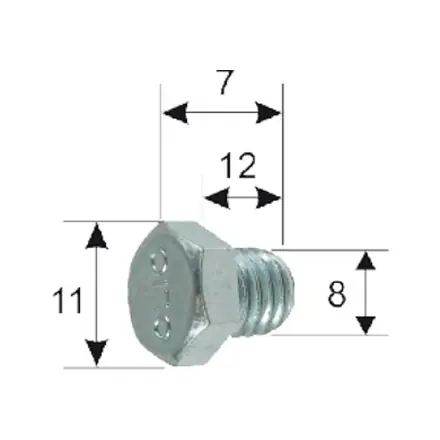 Öleinfüllschraube M8x8 mm Günstig