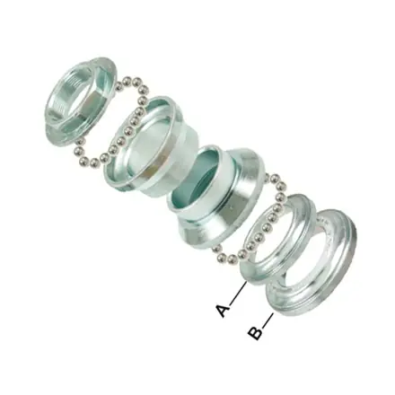 Kostenfreie Lieferung Lenkkopflagersatz oben und unten - Malaguti F10 - F12 - F15