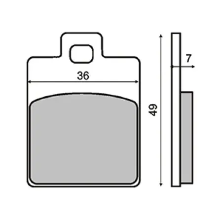 Neue Ware Bremsbelag RMS Satz hinten (mit ABE) - Stalker - Runner - NRG - ZIP