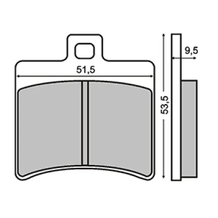 Bremsbelag Satz ABE Aprilia Scarabeo Ditech - SR50R - Street - Ditech - Atlantic - RS125 - Sportcity - Leonardo - F18 - Madison - Password Angebot