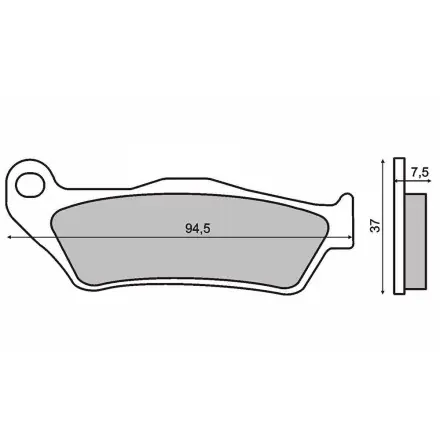 Geprüft BremsbelagSintermetall Satz (ABE) Nexus/Fuoco 500 - GP 800 - X9 500 - Majesty