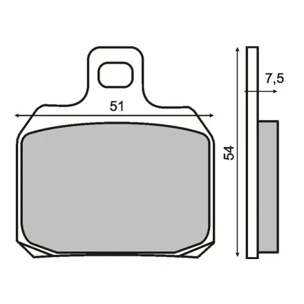 Solange Der Vorrat Reicht Bremsbelag RMS Satz (mit ABE) Speedfight 3 - GP1 - Senda DRD Pro/Racing 50
