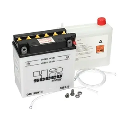 Schnäppchen Batterie 12V 9AHCB9B/12N9-4B-1 - YB9-B mit Säurepack - LxBxH140x76x137