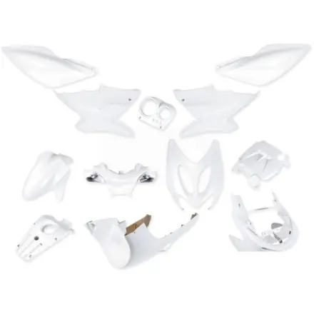 Verkleidungskit 12 Teile Vinculexx weiss matt - Yamaha Aerox - Nitro Neue Ware