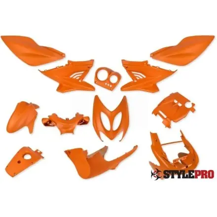 Verkleidungskit 12 Teile Vinculexx orange matt - Yamaha Aerox - Nitro Echt