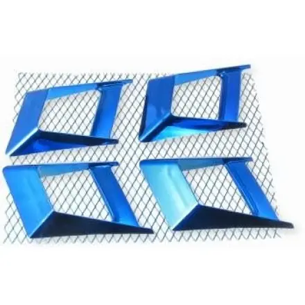 Geprüft Lufteinlässe/airflow TNT Blau (4 Stück)