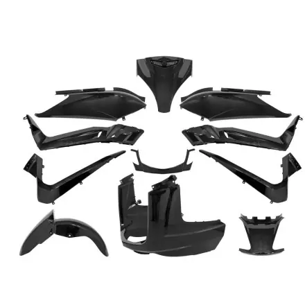 Preisknaller Verkleidungskit 11 Teile Schwarz Glänzend X-max