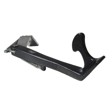 Wochenendangebot Seitenständer Aluminium Carbon Design (extra Stabile Ausführung)