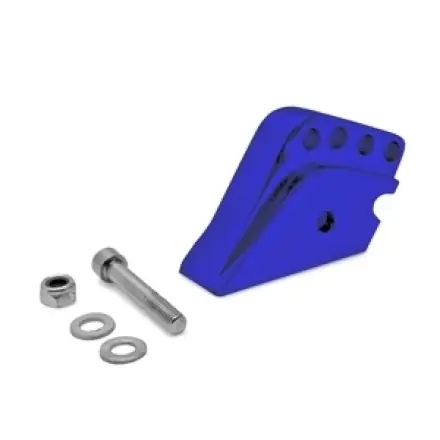 Höherlegungssatz blau eloxiert Peugeot stehend- Speedfight - Trekker - Vivacity - Buxy - Looxor Top-Angebot