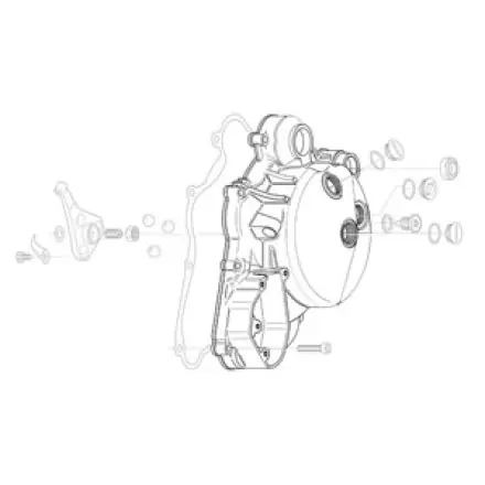 Sonderangebot Kupplungsdeckel Aprilia Rs 125 ccm