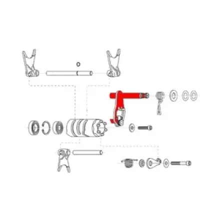 Finale Aktion Schaltwelle Aprilia Rs - Sx 125 ccm