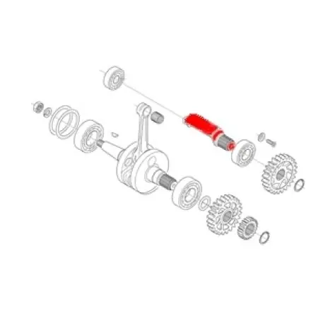 Kurbelwelle Gegenwelle Aprilia Rs 125 ccm Kostenloser Versand