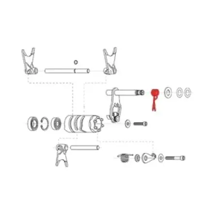Saisonangebot Feder für Schaltwelle Aprilia Rs 125 ccm