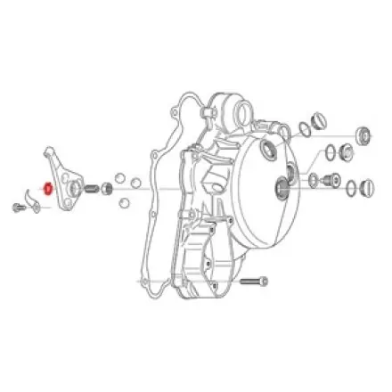Paßscheibe am Ausrückteller - Aprilia RS 125 ccm Preisknaller