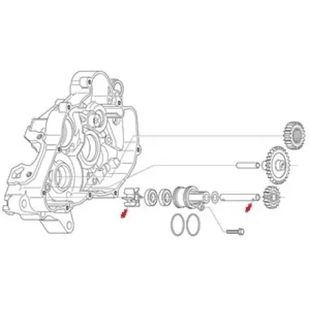 Wasserpumpenwellenstift 4x16 mm Sichere Zahlung