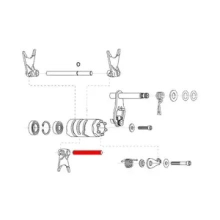 Schaltstange Aprilia Rs - Sx 125 ccm Preis Gesenkt