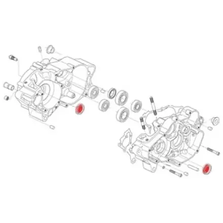 Simmerring 28x38x7 mm - Aprilia RS 125 - RX - SX Echt