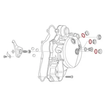Sonderangebot Ölpumpen Dichtring Aprilia Rs 125 ccm