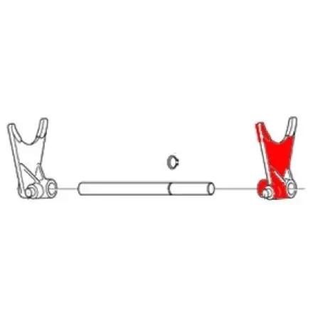 Schaltgabel 1. und 4. Gang Aprilia Rs - Sx 125 ccm Nur Heute